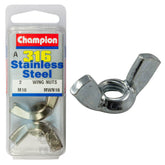 Champion - WING NUTS-STAINLESS STEEL-M10x1.50-316/A4 | MWN10
